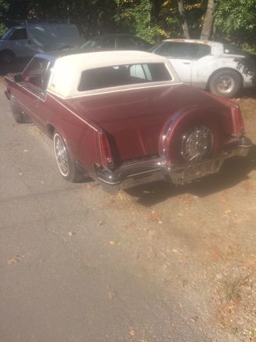 1983 Red Cadillac Eldorado Coupe