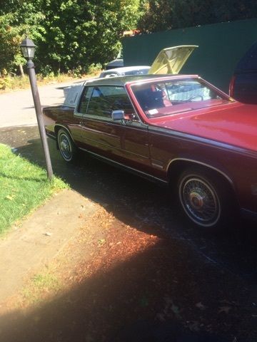 1983 Red Cadillac Eldorado Coupe