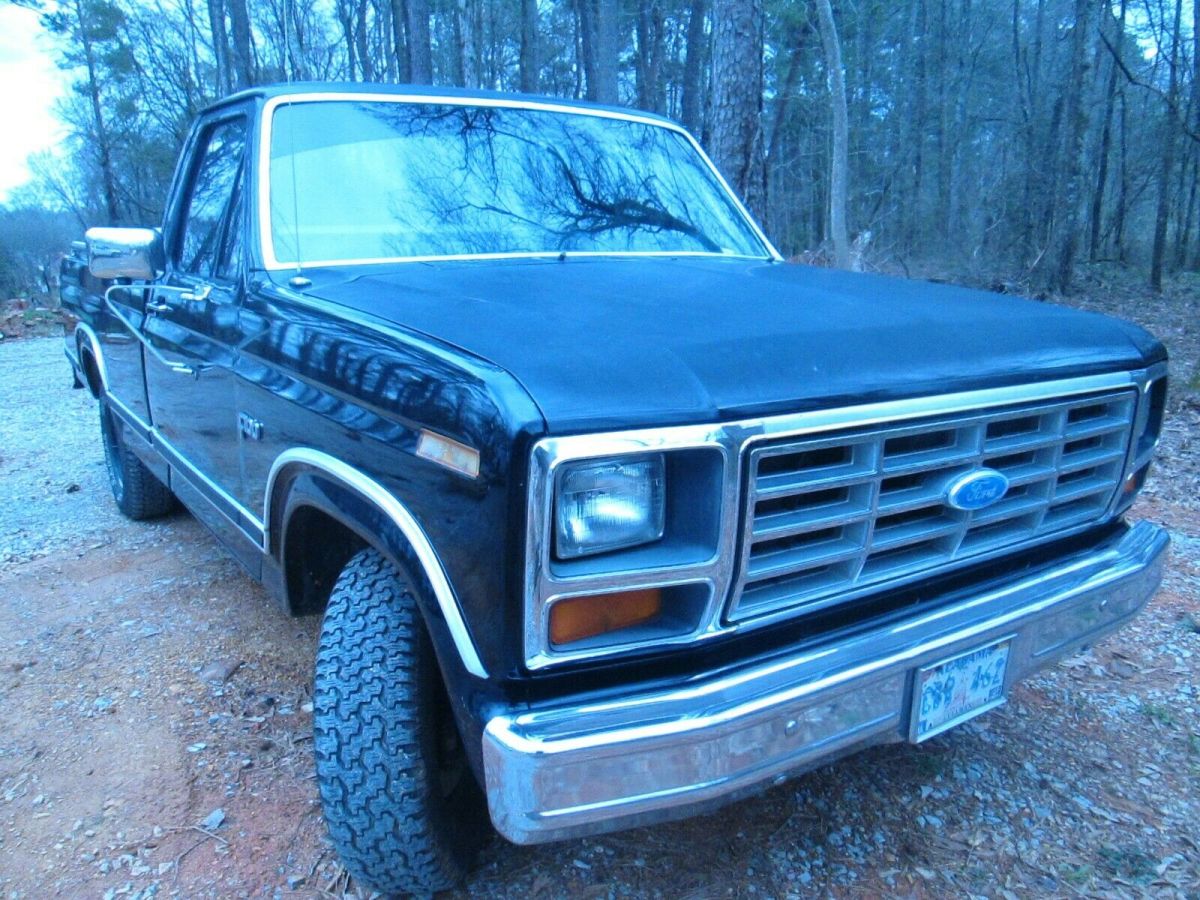 1983 Black Ford F-100