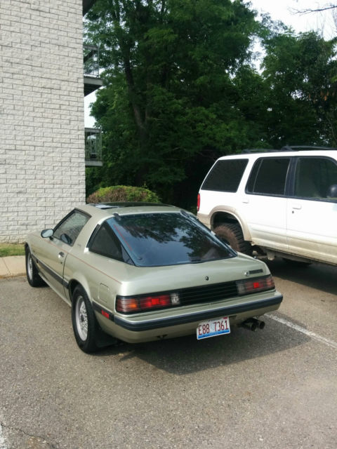 1983 Gold Mazda RX-7 Hatchback