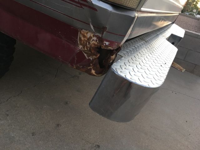 1983 Maroon Ford Bronco SUV