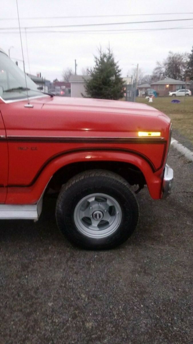 1983 Orange Ford Bronco SUV
