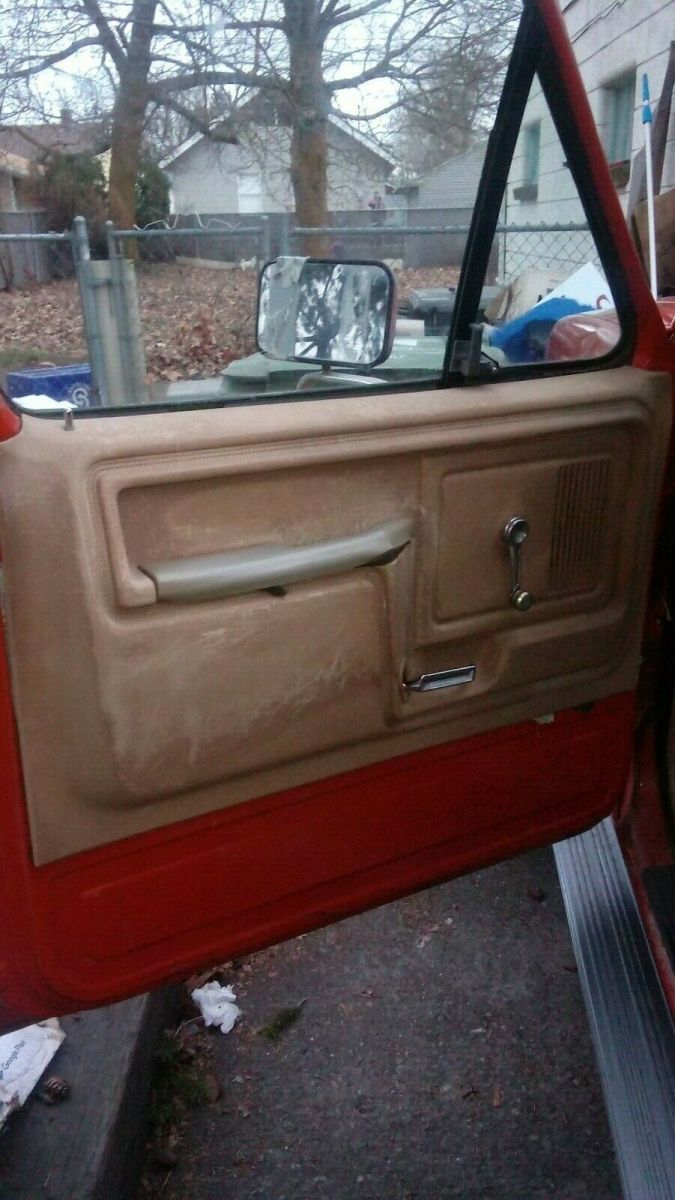 1983 Orange Ford Bronco SUV