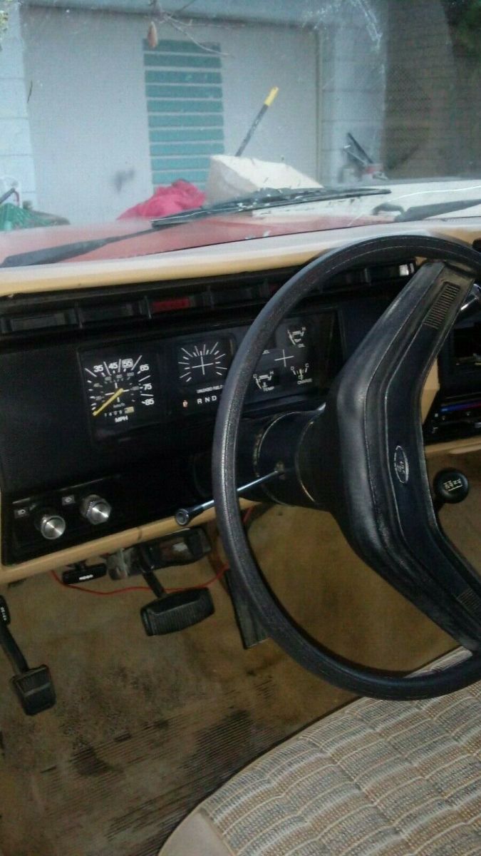 1983 Orange Ford Bronco SUV