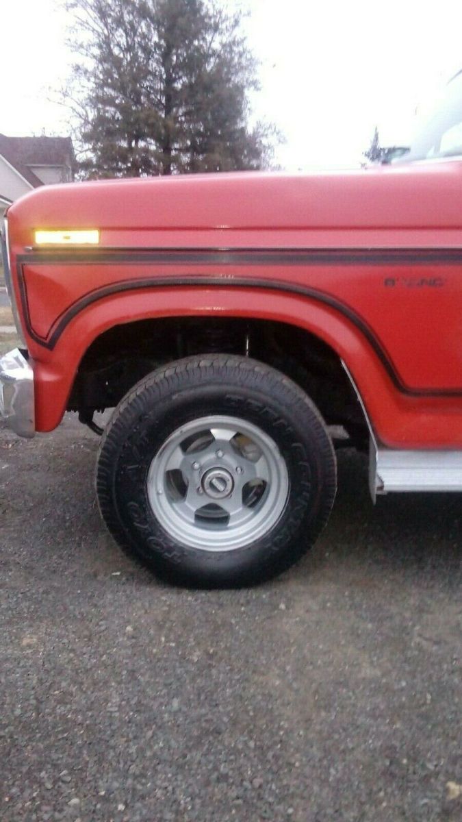 1983 Orange Ford Bronco SUV