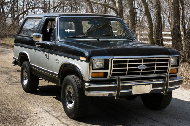 1983 Black Ford Bronco