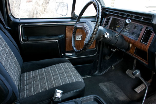 1983 Black Ford Bronco