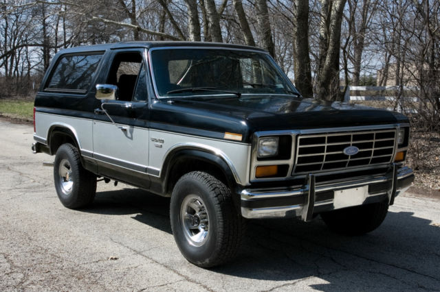1983 Black Ford Bronco