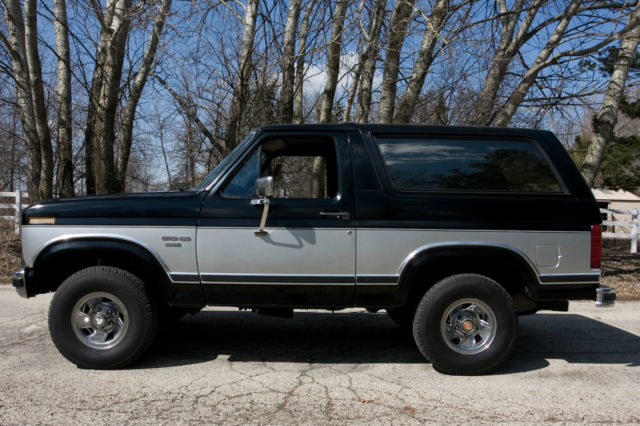 1983 Black Ford Bronco
