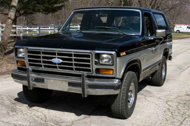 1983 Black Ford Bronco