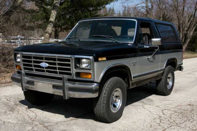 1983 Black Ford Bronco