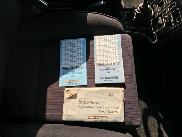 1983 Pewter Ford Escort Coupe