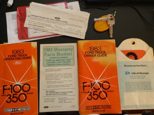 1983 White Ford F-100 Standard Cab Pickup