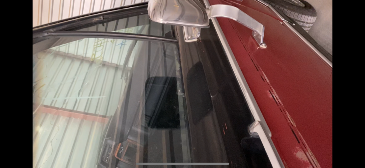 1983 Red and Black Ford F-150 Extended Cab Pickup