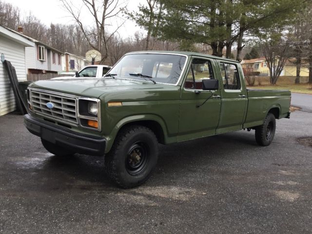 1983 Green Ford Other Extended Crew Cab Pickup