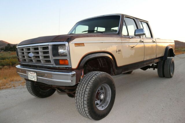 1983 Brown Ford F-350 Crew Cab Pickup