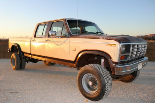 1983 Brown Ford F-350 Crew Cab Pickup
