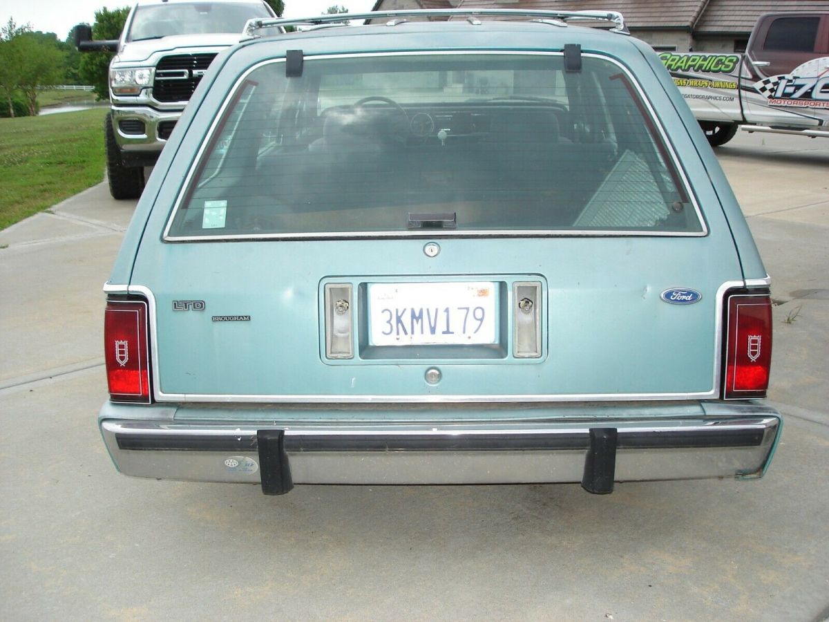 1983 Blue Ford LTD Wagon