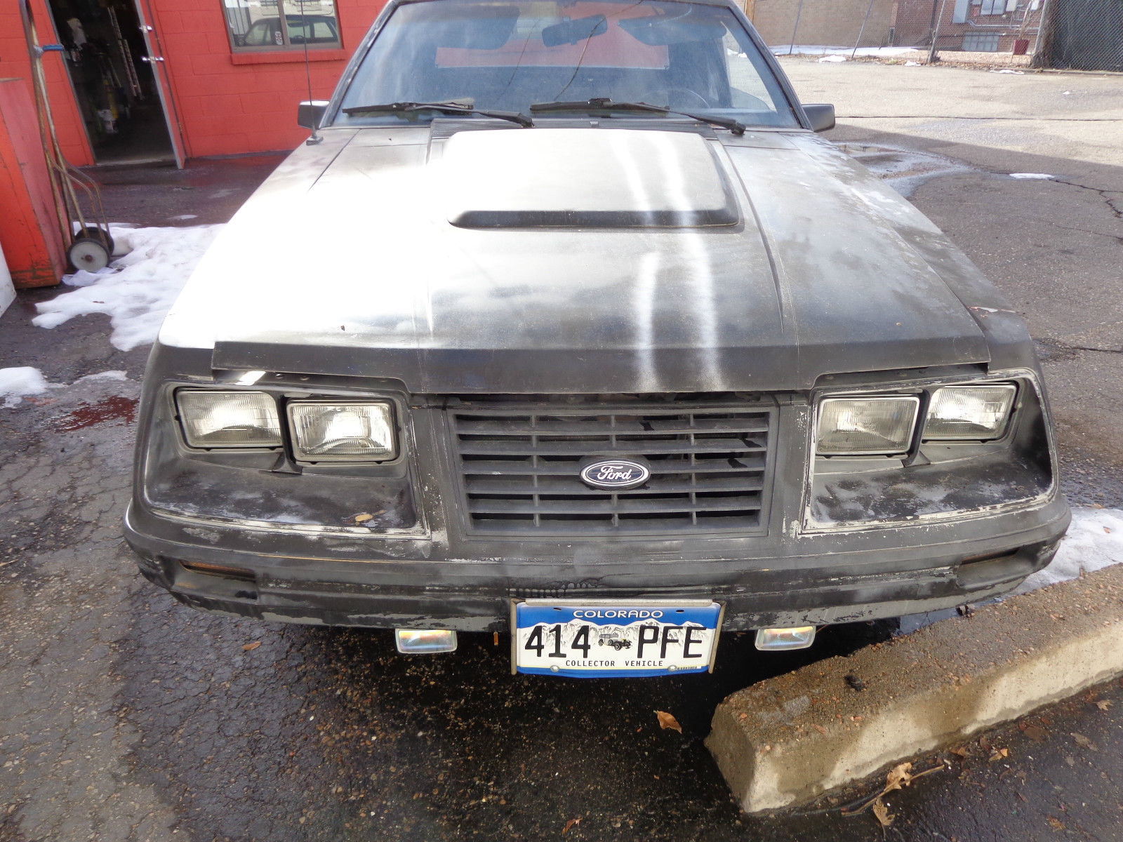 1983 Black Ford Mustang