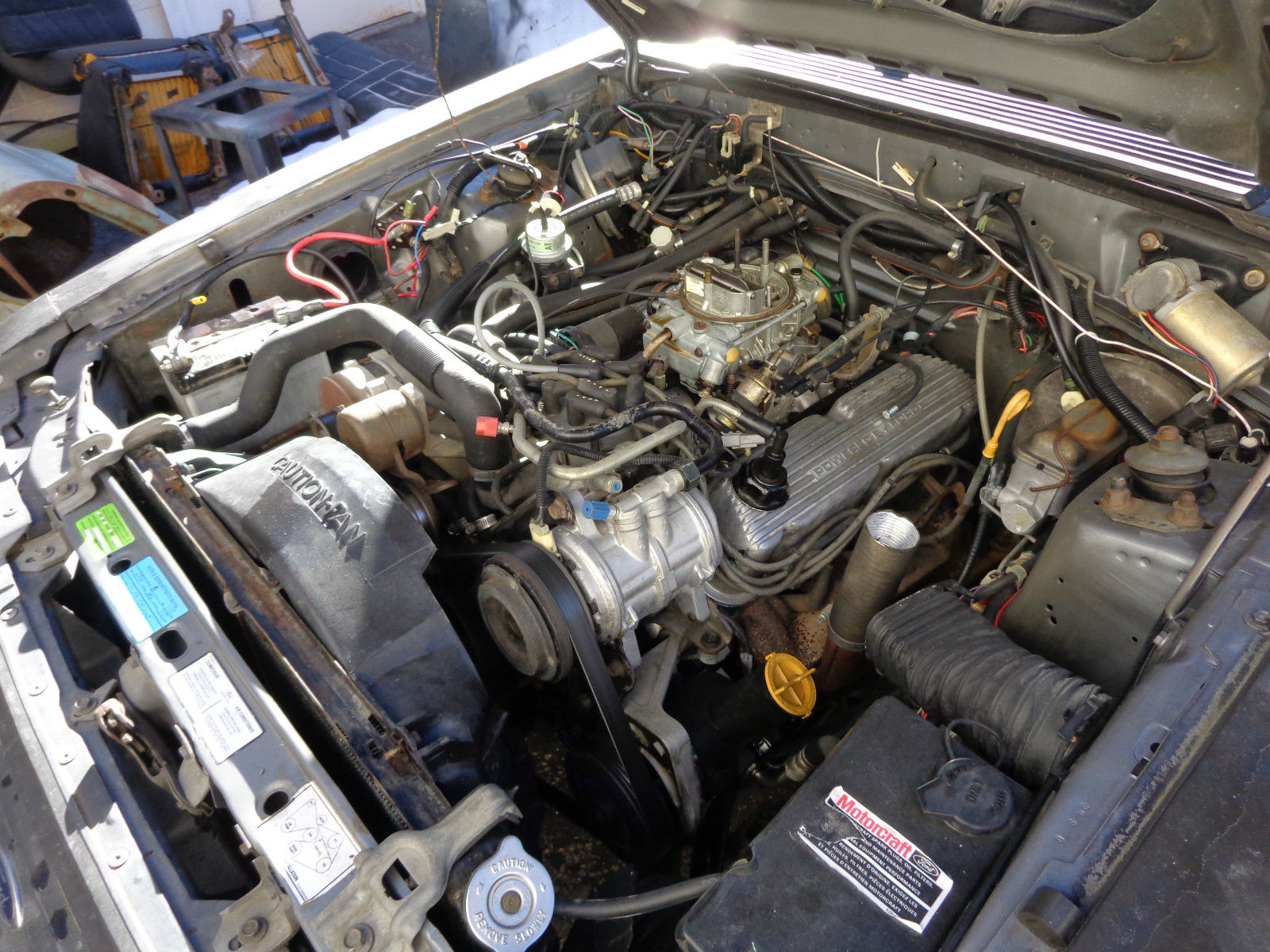 1983 Black Ford Mustang