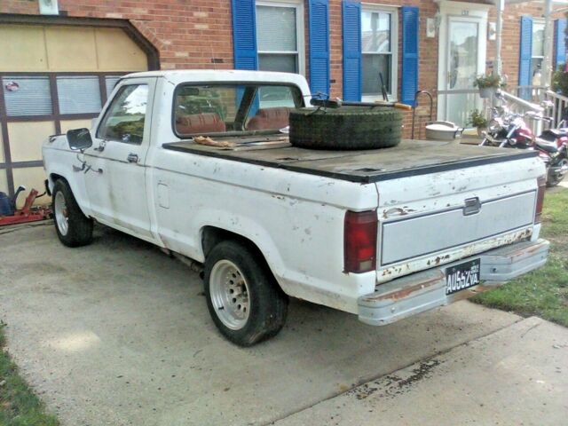 1983 White Ford Ranger Standard Cab Pickup