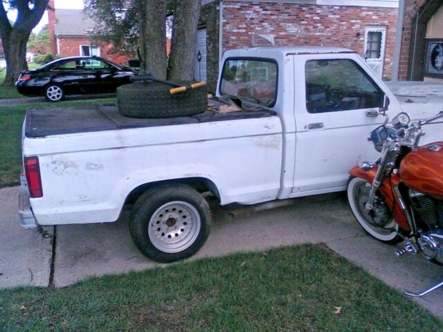 1983 White Ford Ranger Standard Cab Pickup