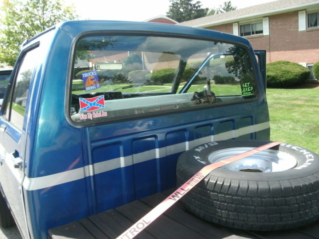 1983 Blue Ford F-250 Standard Cab Pickup
