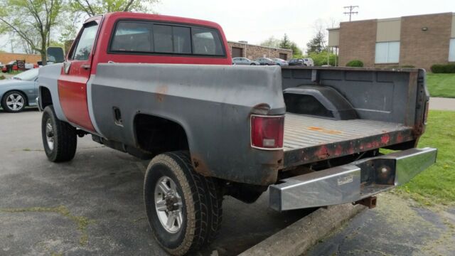 1983 Red GMC Sierra 1500 Standard Cab Pickup