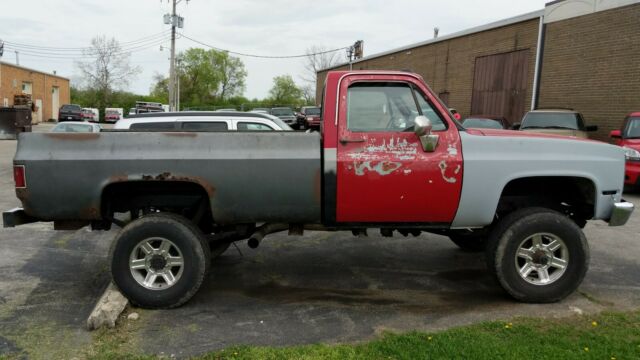 1983 Red GMC Sierra 1500 Standard Cab Pickup