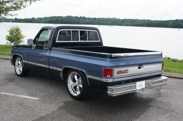 1983 Blue Chevrolet C-10 truck