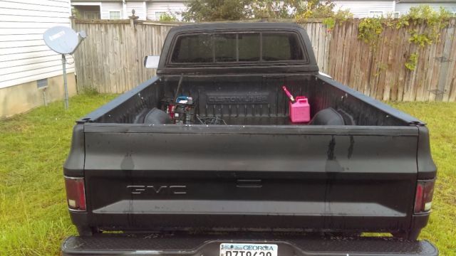 1983 Black GMC Sierra 1500 Standard Cab Pickup
