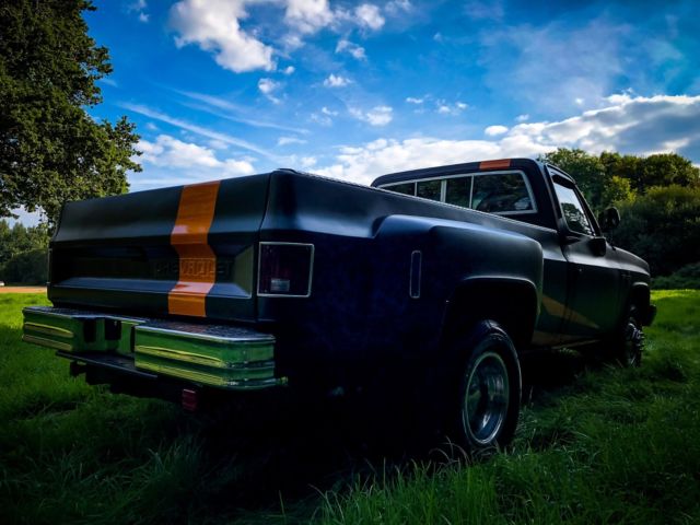1983 Black Chevrolet C/K Pickup 3500 Crew Cab Pickup