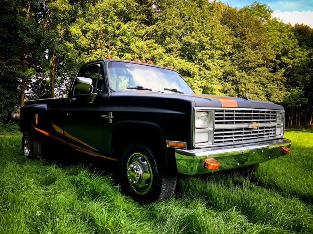 1983 Black Chevrolet C/K Pickup 3500 Crew Cab Pickup