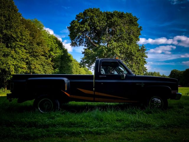 1983 Black Chevrolet C/K Pickup 3500 Crew Cab Pickup