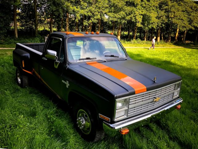 1983 Black Chevrolet C/K Pickup 3500 Crew Cab Pickup