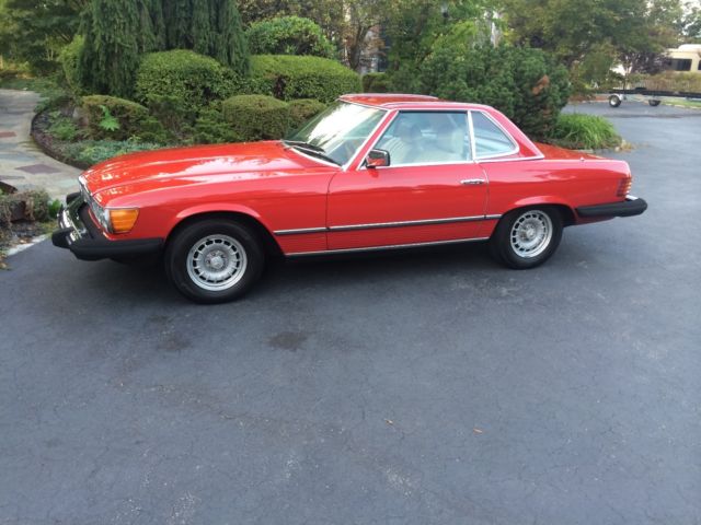 1983 Red Mercedes-Benz 300-Series Coupe