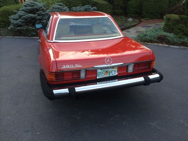 1983 Red Mercedes-Benz 300-Series Coupe
