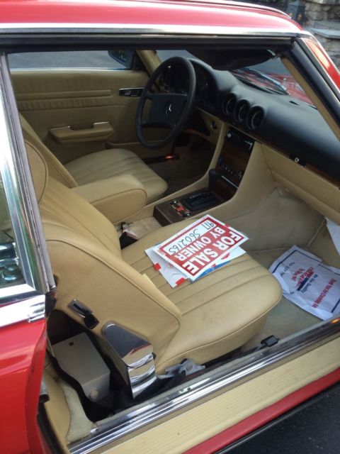 1983 Red Mercedes-Benz 300-Series Coupe