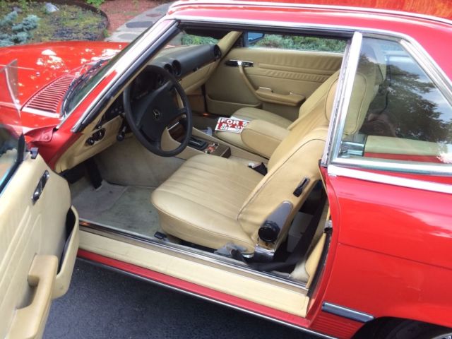 1983 Red Mercedes-Benz 300-Series Coupe