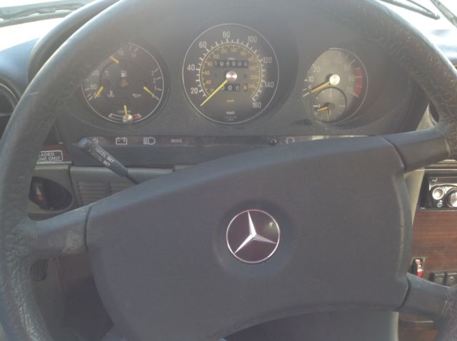 1983 Blue Mercedes-Benz SL-Class Convertible