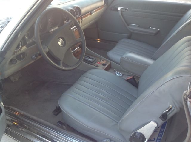 1983 Blue Mercedes-Benz SL-Class Convertible