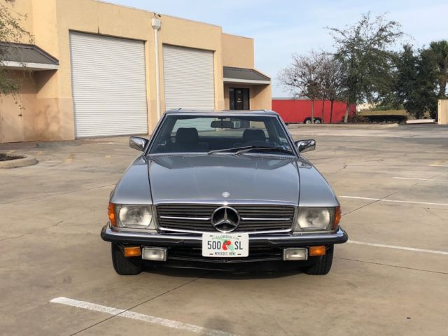 1983 Silver Mercedes-Benz SL-Class Convertible