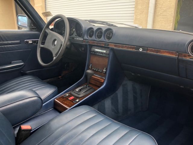 1983 Silver Mercedes-Benz SL-Class Convertible