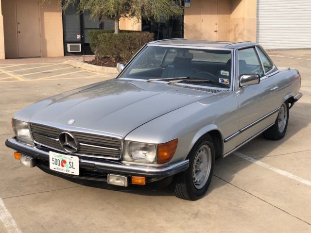 1983 Silver Mercedes-Benz SL-Class Convertible