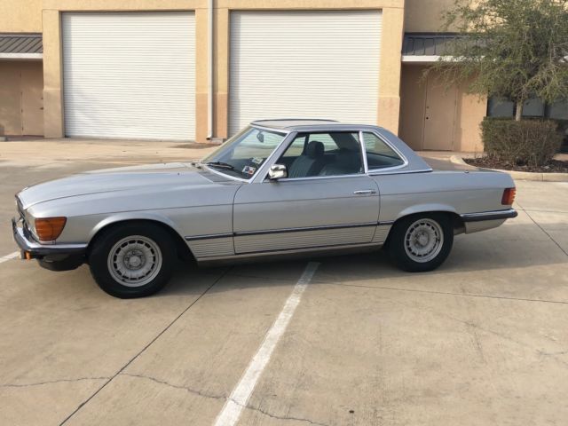1983 Silver Mercedes-Benz SL-Class Convertible