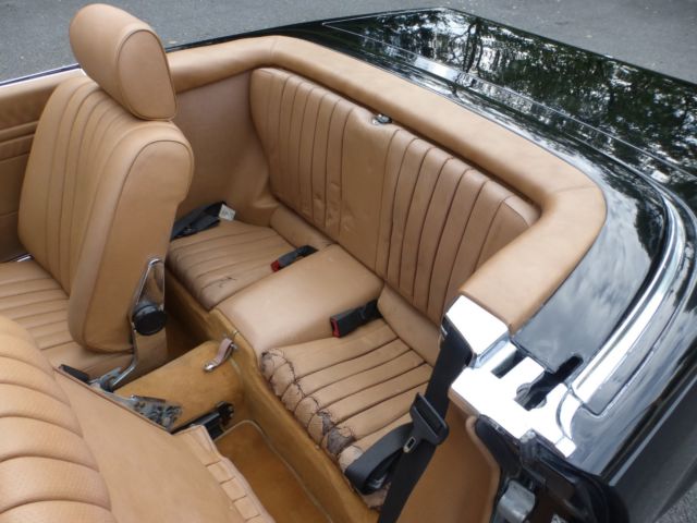 1983 Black Mercedes-Benz SL-Class Convertible