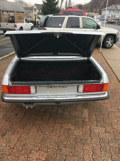 1983 Silver Mercedes-Benz SL-Class Convertible