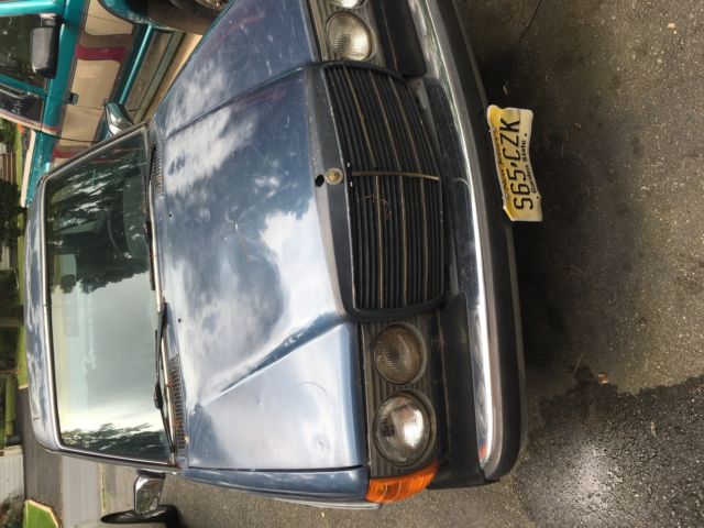 1983 Blue Mercedes-Benz 300-Series Sedan