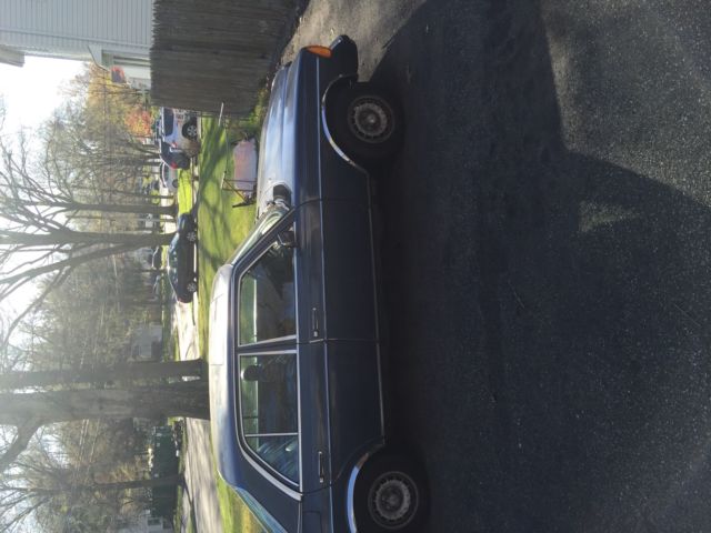 1983 Blue Mercedes-Benz 300-Series Sedan