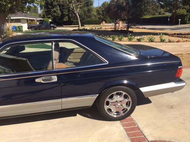 1983 Dark Blue Mercedes-Benz 300-Series Coupe
